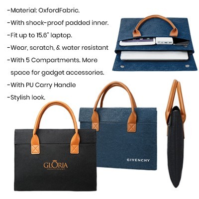 15.6" Oxford Water Repellent Laptop Pouch 13